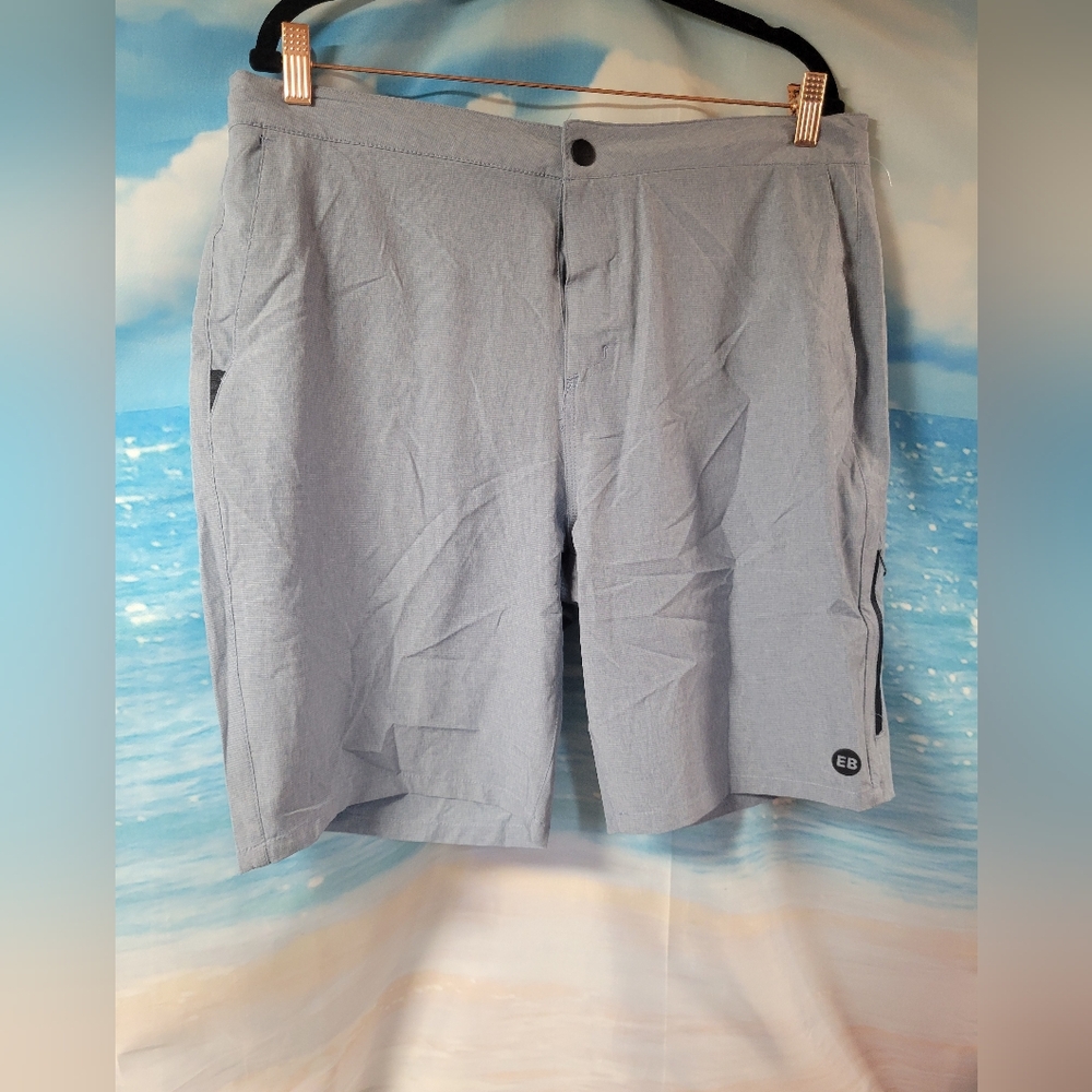 Eddie Bauer Swim NWOT Mens Swim Trunk Size 36 Zip Pockets‎